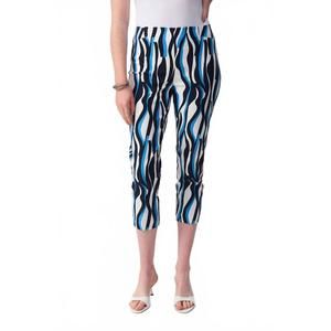NEW JOSEPH RIBKOFF geometric print top pant in blue